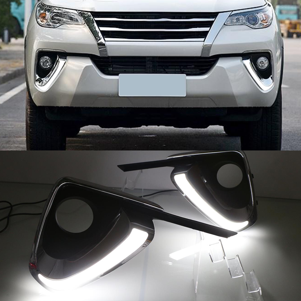 Dreamseek Pair DRL For Toyota Fortuner  2022 2022 LED 